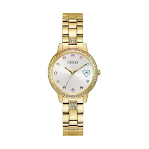 Guess Women's Watch Gold Tone Case Quartz