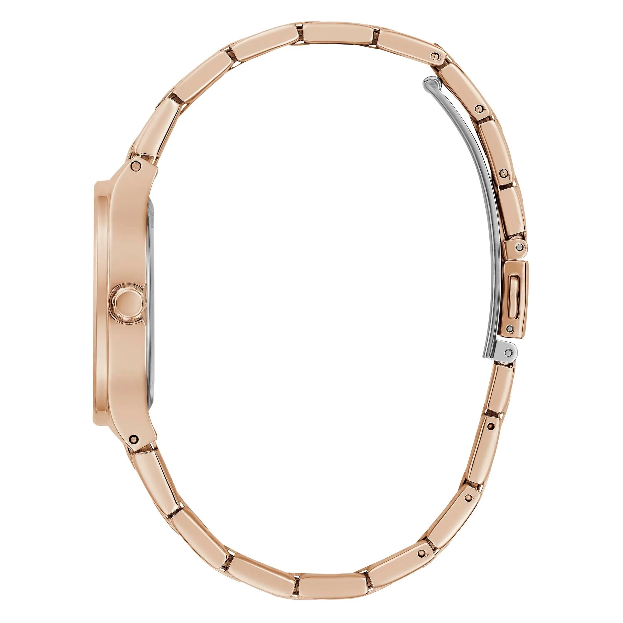 Guess Women's Watch Rose Gold Tone Case Quartz