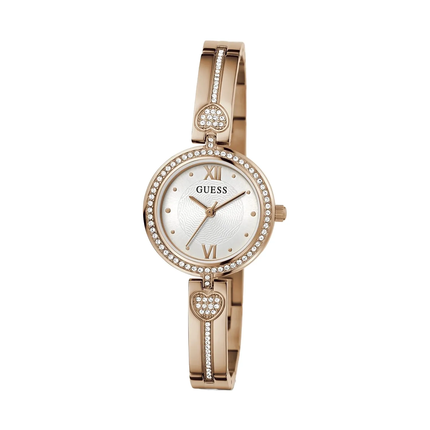 Guess Women's Watch Rose Gold Tone Case Quartz