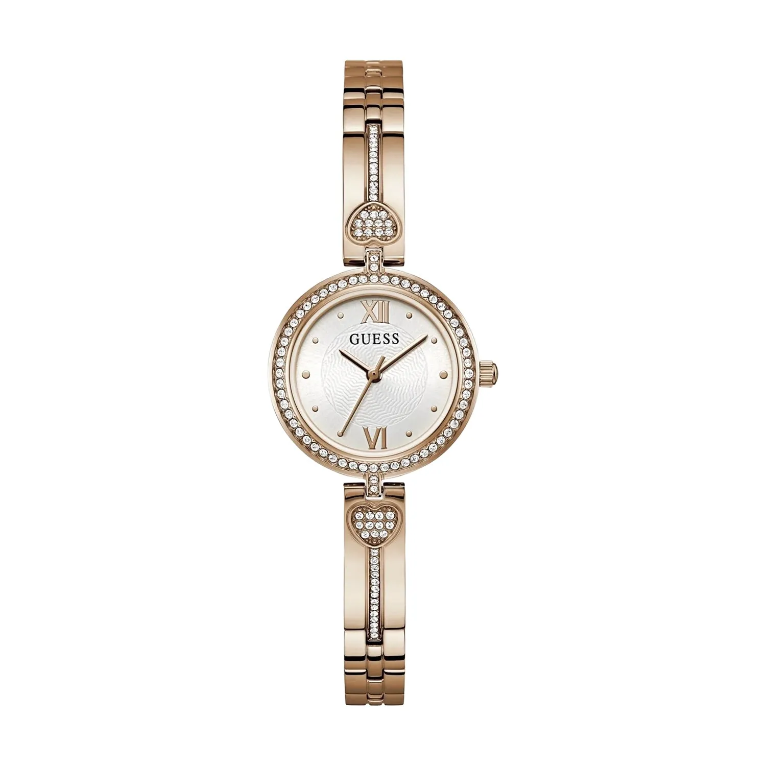 Guess Women's Watch Rose Gold Tone Case Quartz