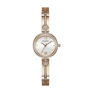 Guess Women's Watch Rose Gold Tone Case Quartz