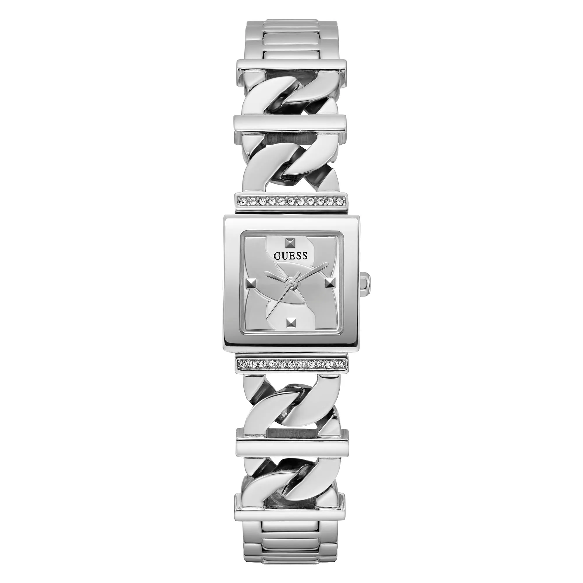 Guess Women's Watch Silver Tone Case Quartz