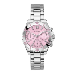 Guess Women's Watch Silver Tone Case Quartz