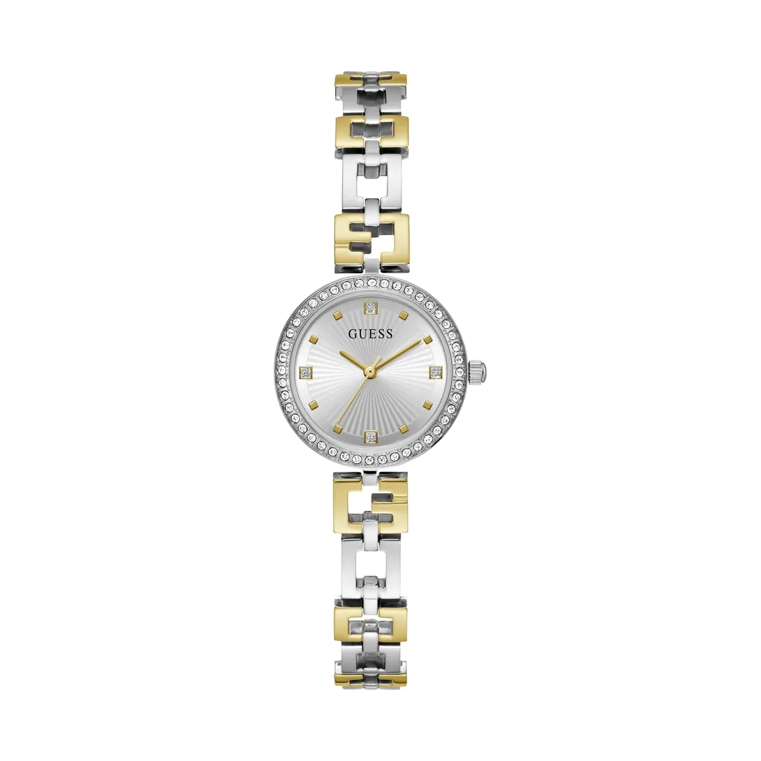 Guess Women's Watch Silver Tone Case Quartz