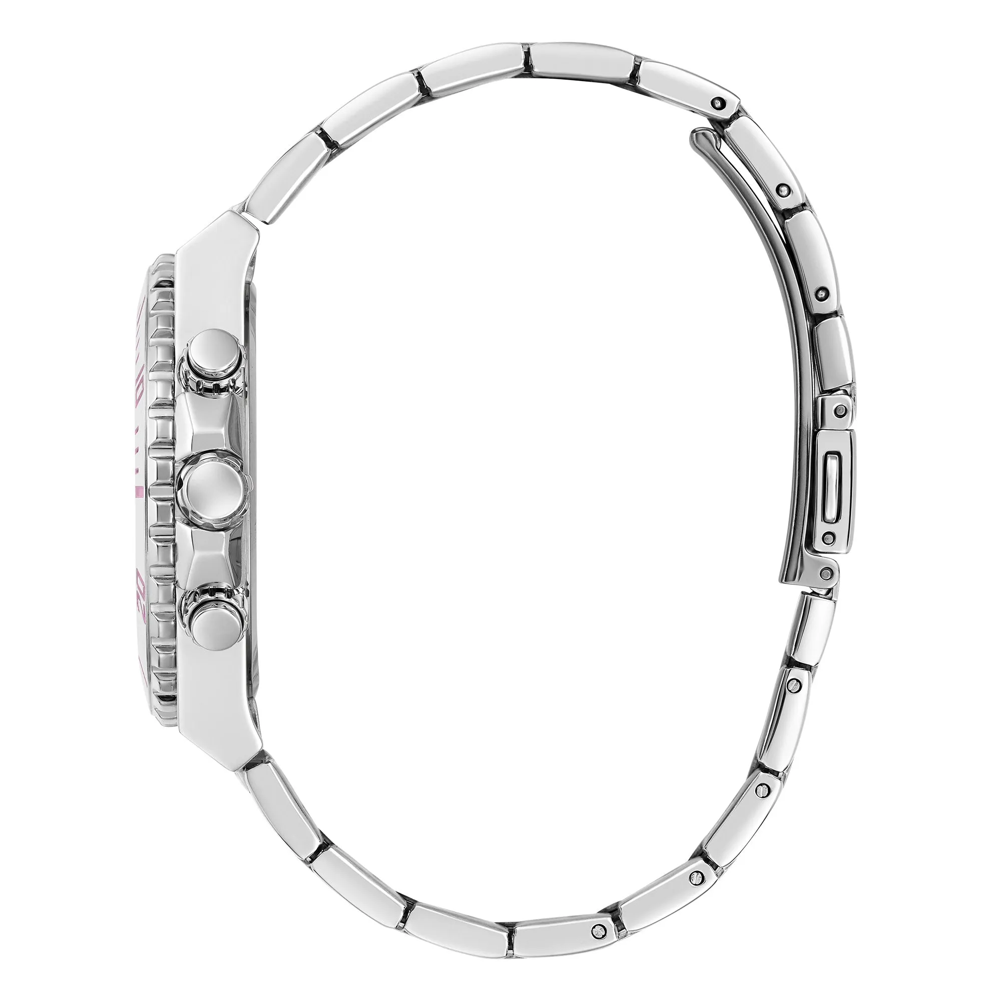 Guess Women's Watch Silver Tone Case Quartz