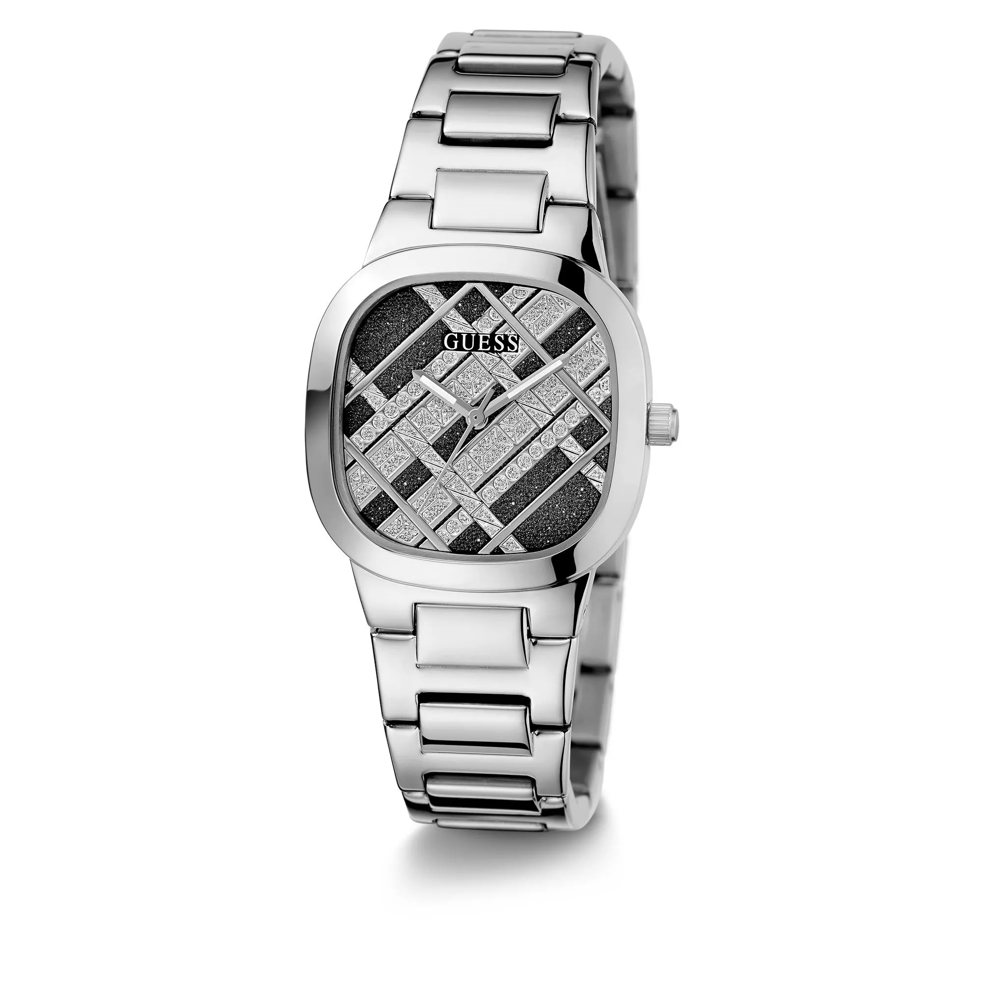 Guess Women's Watch Silver Tone Case Quartz