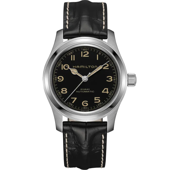 Hamilton Khaki Field Murph Auto 42mm on leather