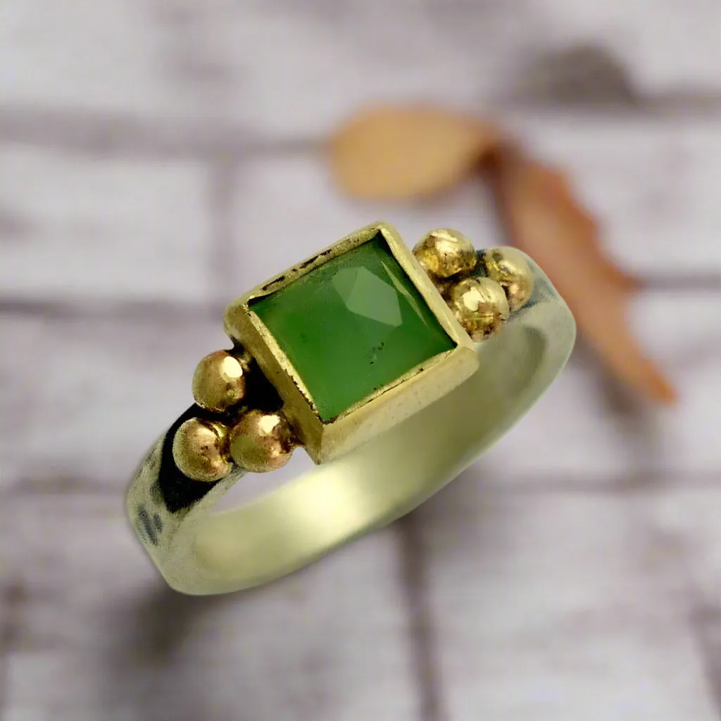 Hammered Gem Ring - Here for You.