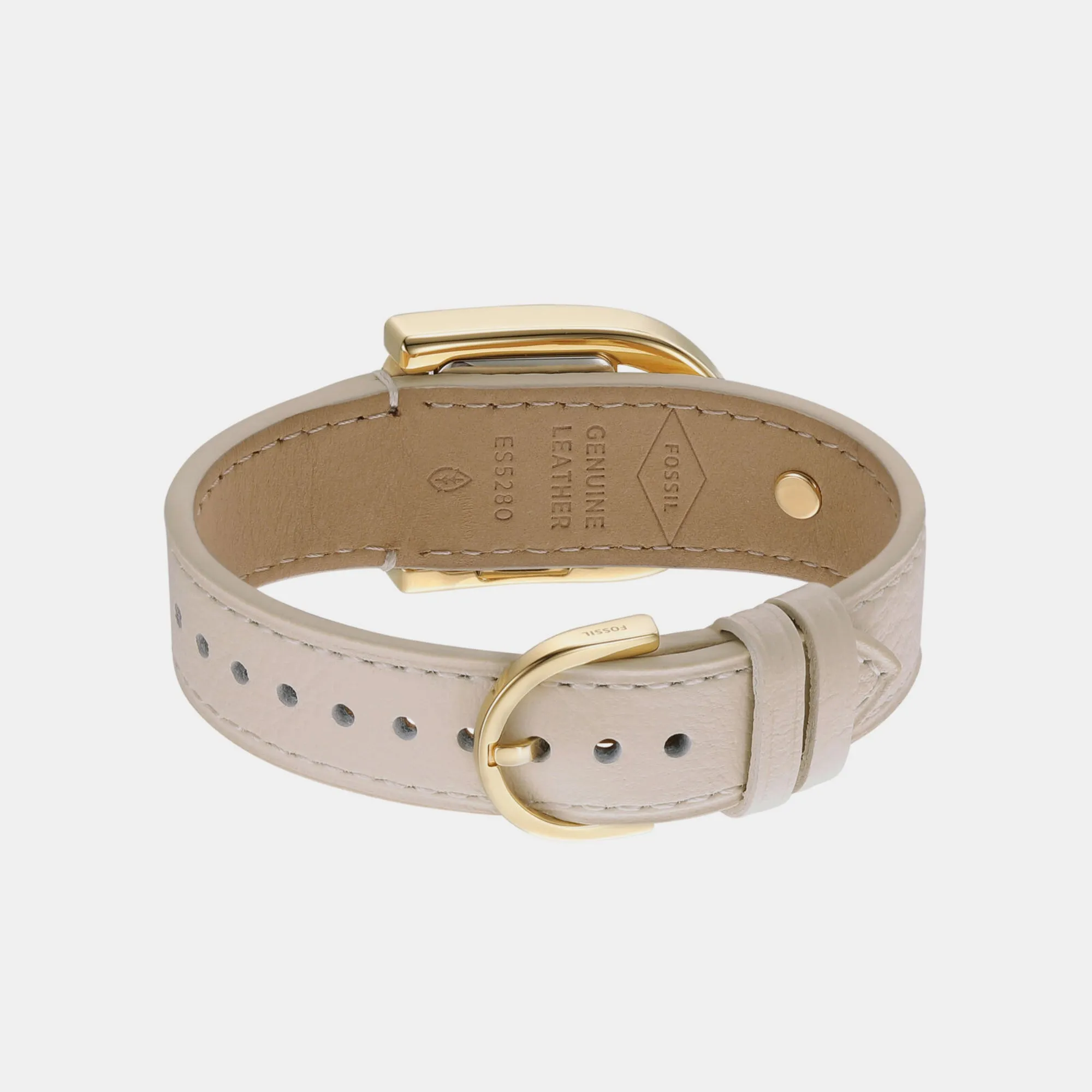 Harwell Women Quartz Gold Dial Analog Leather Watch ES5280