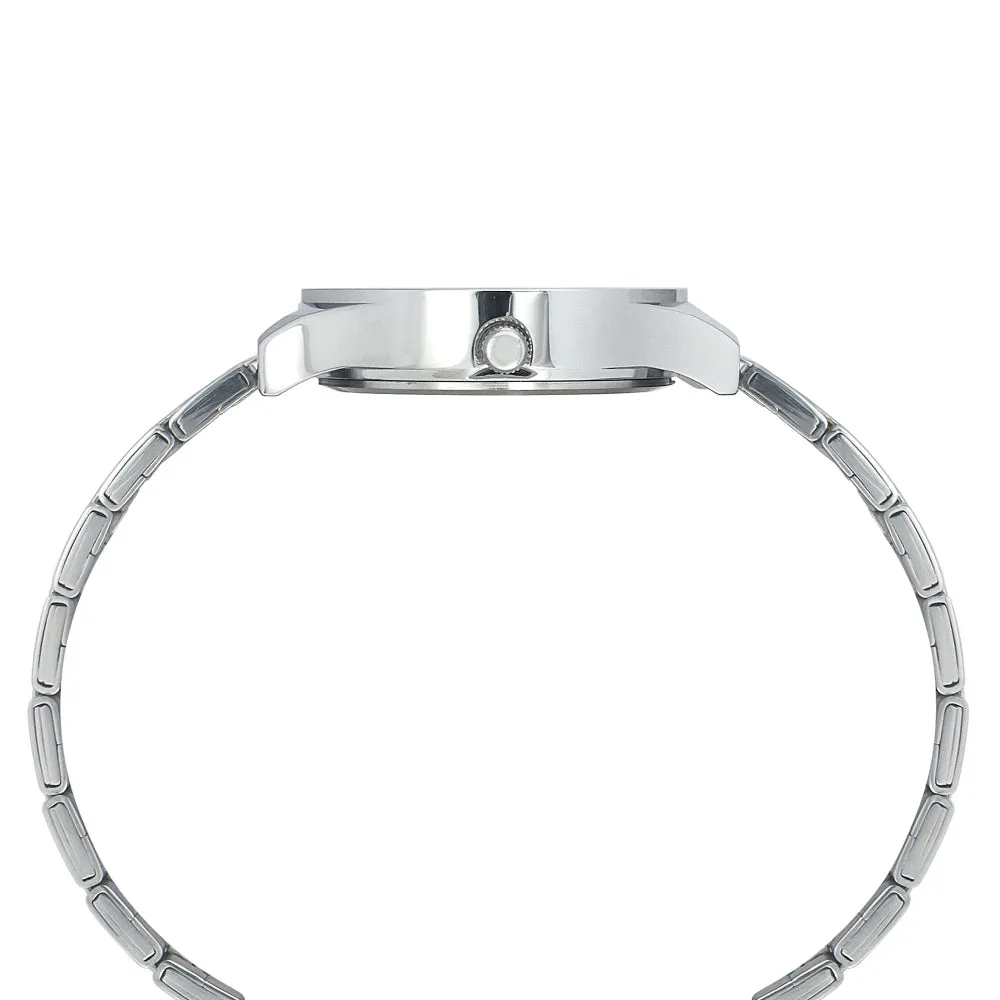 Helix By Timex Green Round Analog Stainless Steel Watch Women -TW049HL07