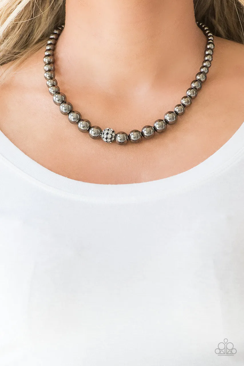 High-Stakes Fame Black Paparazzi Necklace