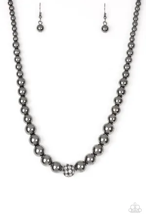 High-Stakes Fame Black Paparazzi Necklace