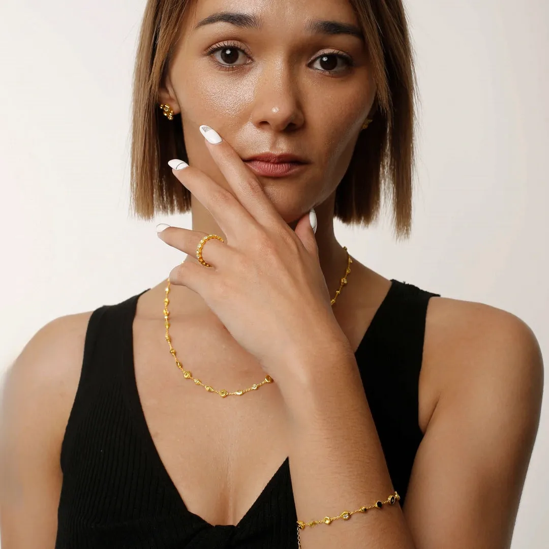 Honeycomb Necklace Life With MaK’s Honeycomb Bee Kind Jewelry Collection