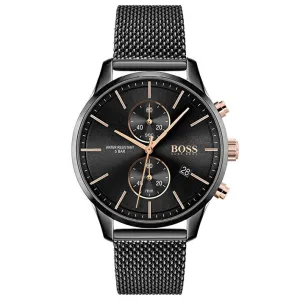 Hugo Boss Associate Black Mesh Men's Watch 1513811