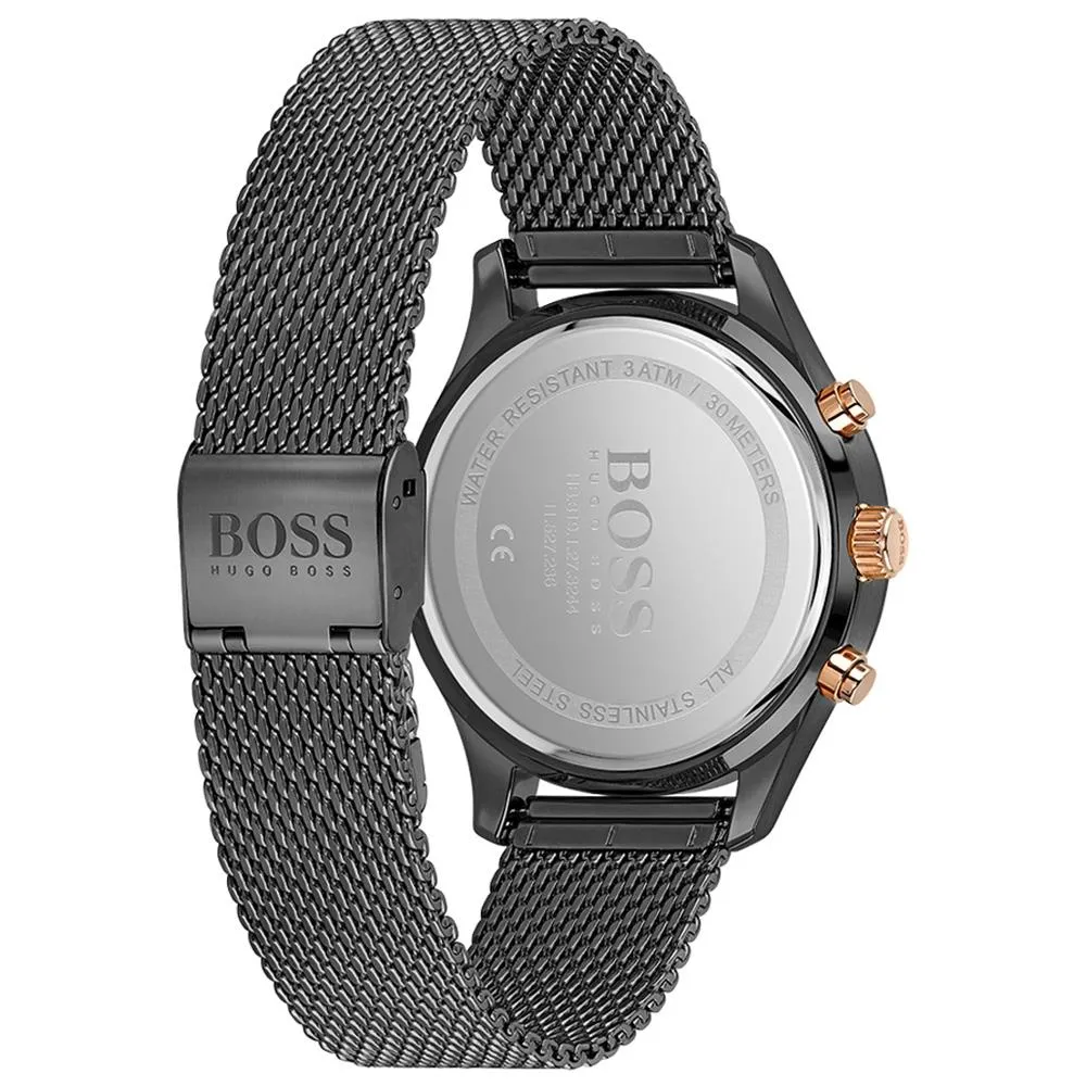 Hugo Boss Associate Black Mesh Men's Watch 1513811