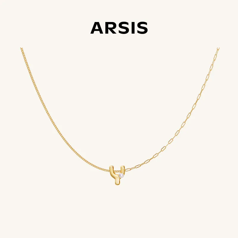 Imprint Mini Letter Necklace