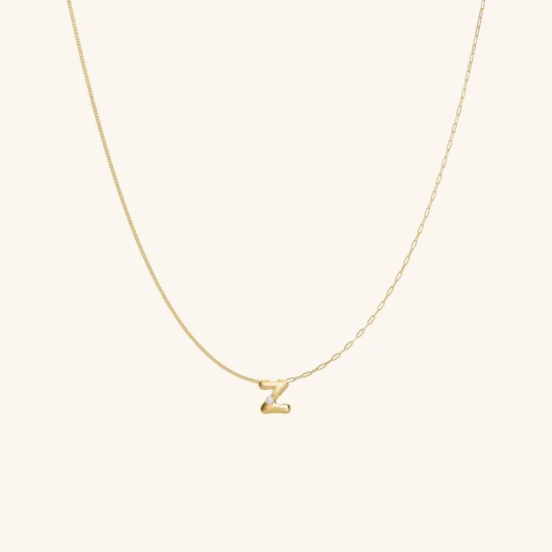 Imprint Mini Letter Necklace