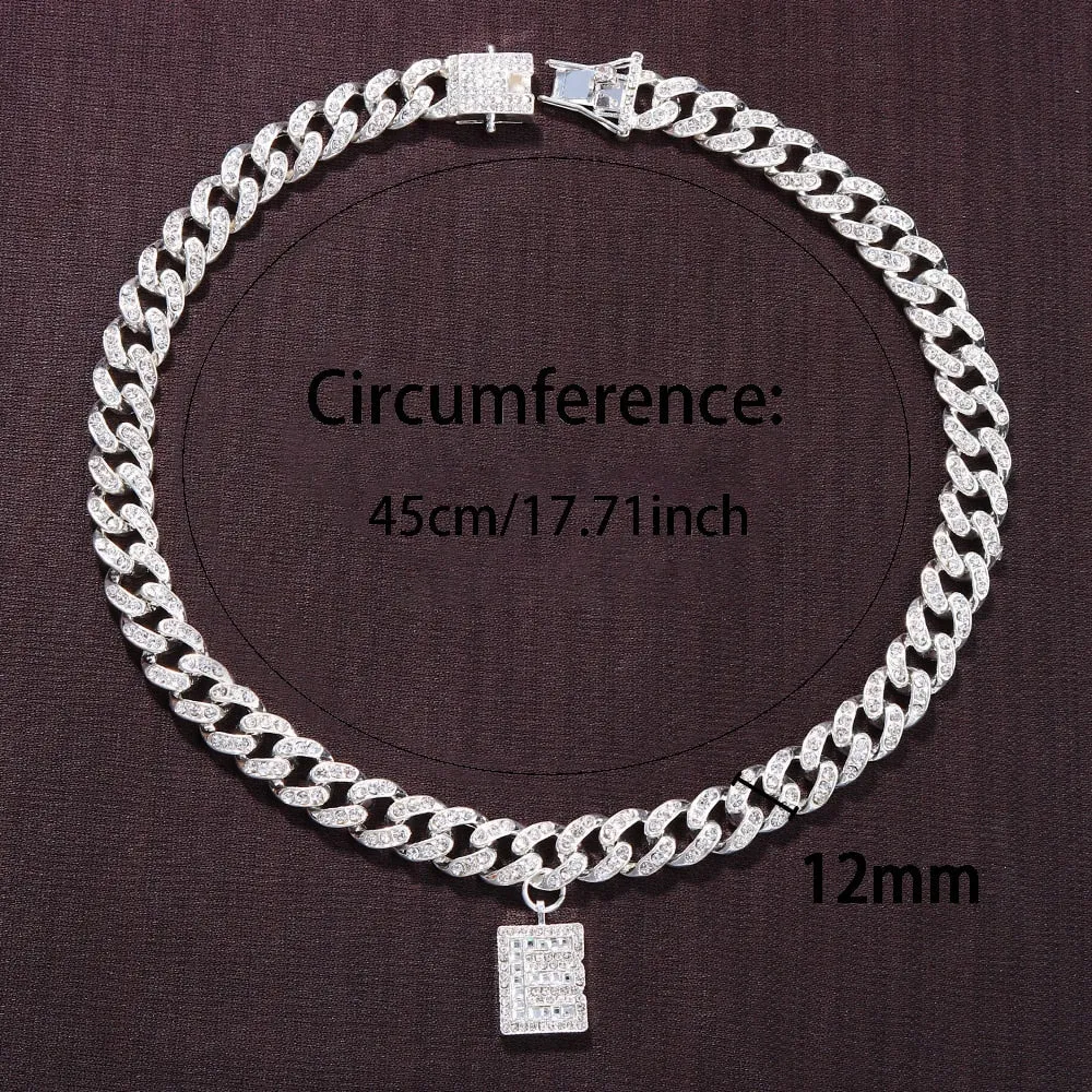 Initial Necklace Stainless Steel