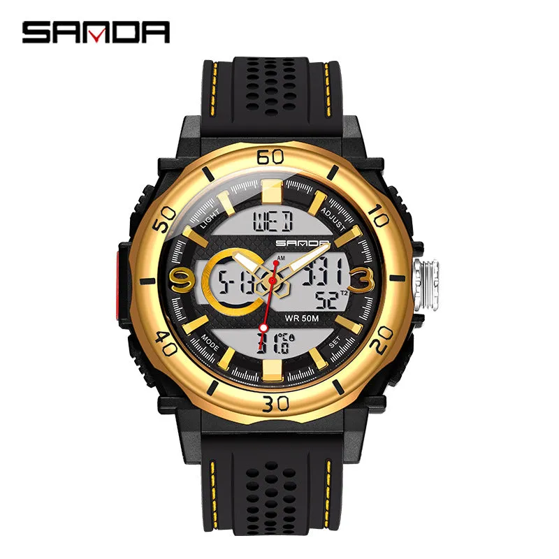 INSTOCK- Men's multi-function electronic watch temperature