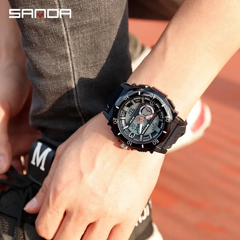 INSTOCK- Men's multi-function electronic watch temperature