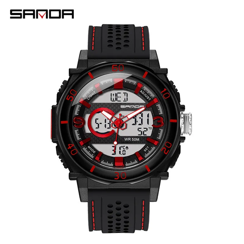 INSTOCK- Men's multi-function electronic watch temperature