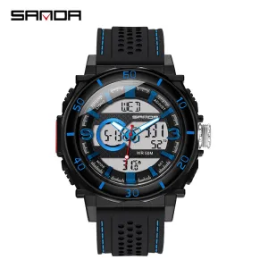 INSTOCK- Men's multi-function electronic watch temperature