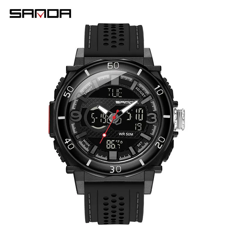 INSTOCK- Men's multi-function electronic watch temperature