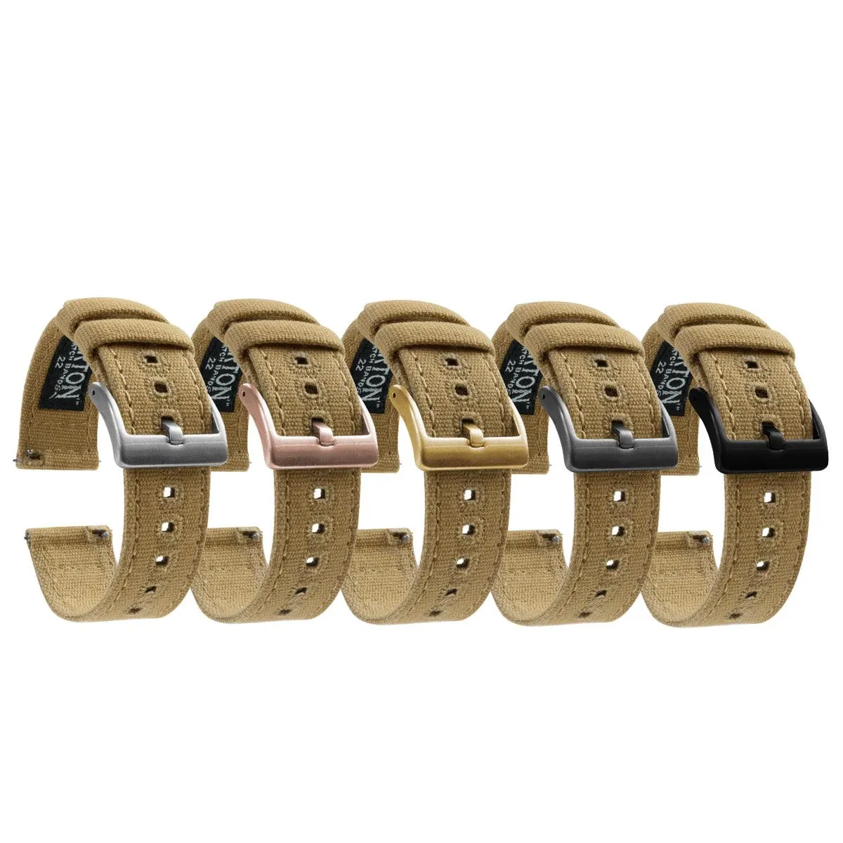 Khaki | Crafted Canvas by Barton Watch Bands