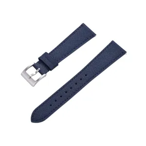 Leather Strap - Navy Blue - Classic Design