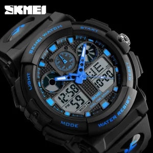 LED Electronic Dual Display Wristwatches