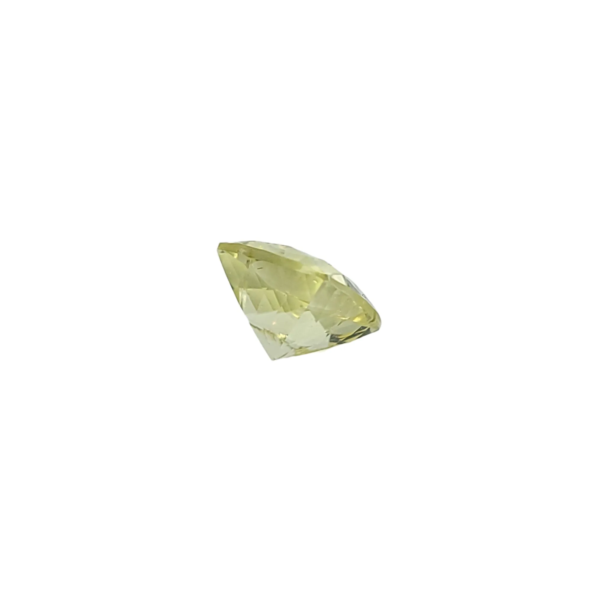 Lemon Quartz Facet. Square. 2.4ct