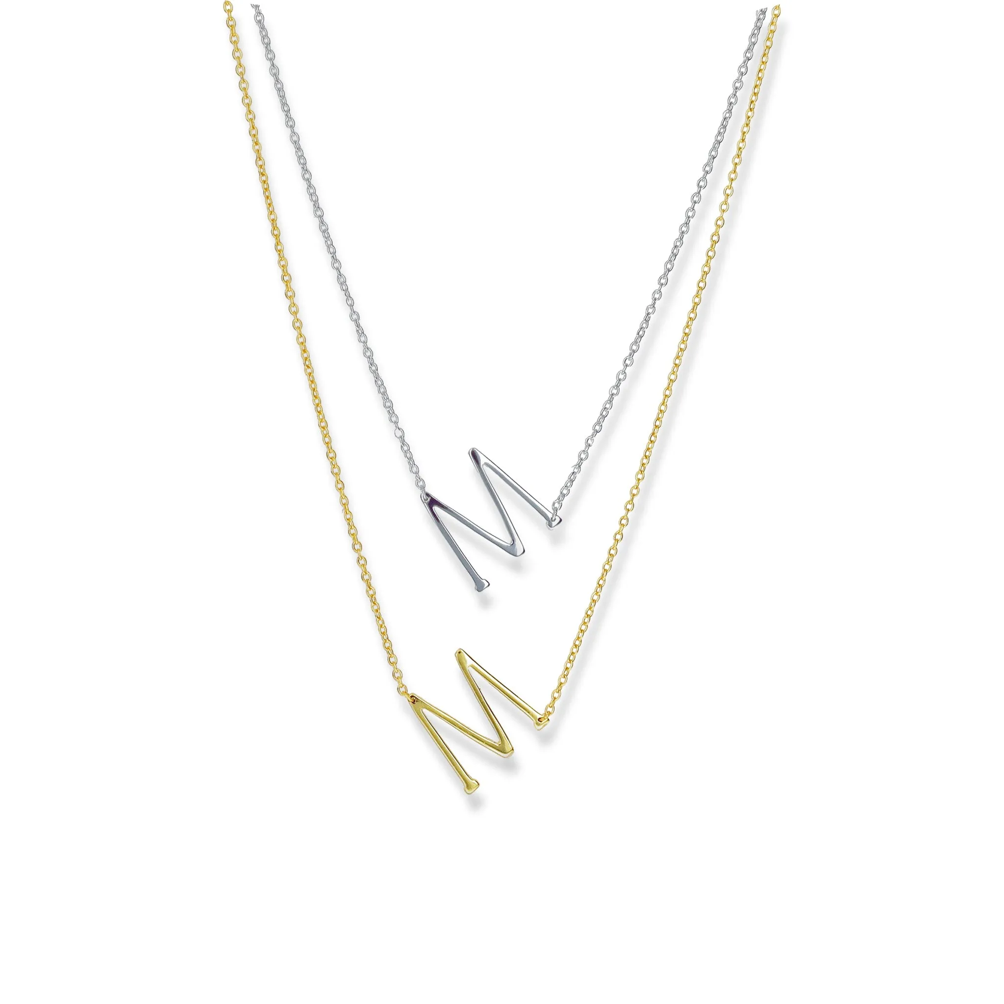 Letter M Necklace