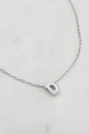 Letter Necklace D by Zafino - Silver