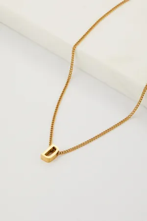 Letter Necklace D