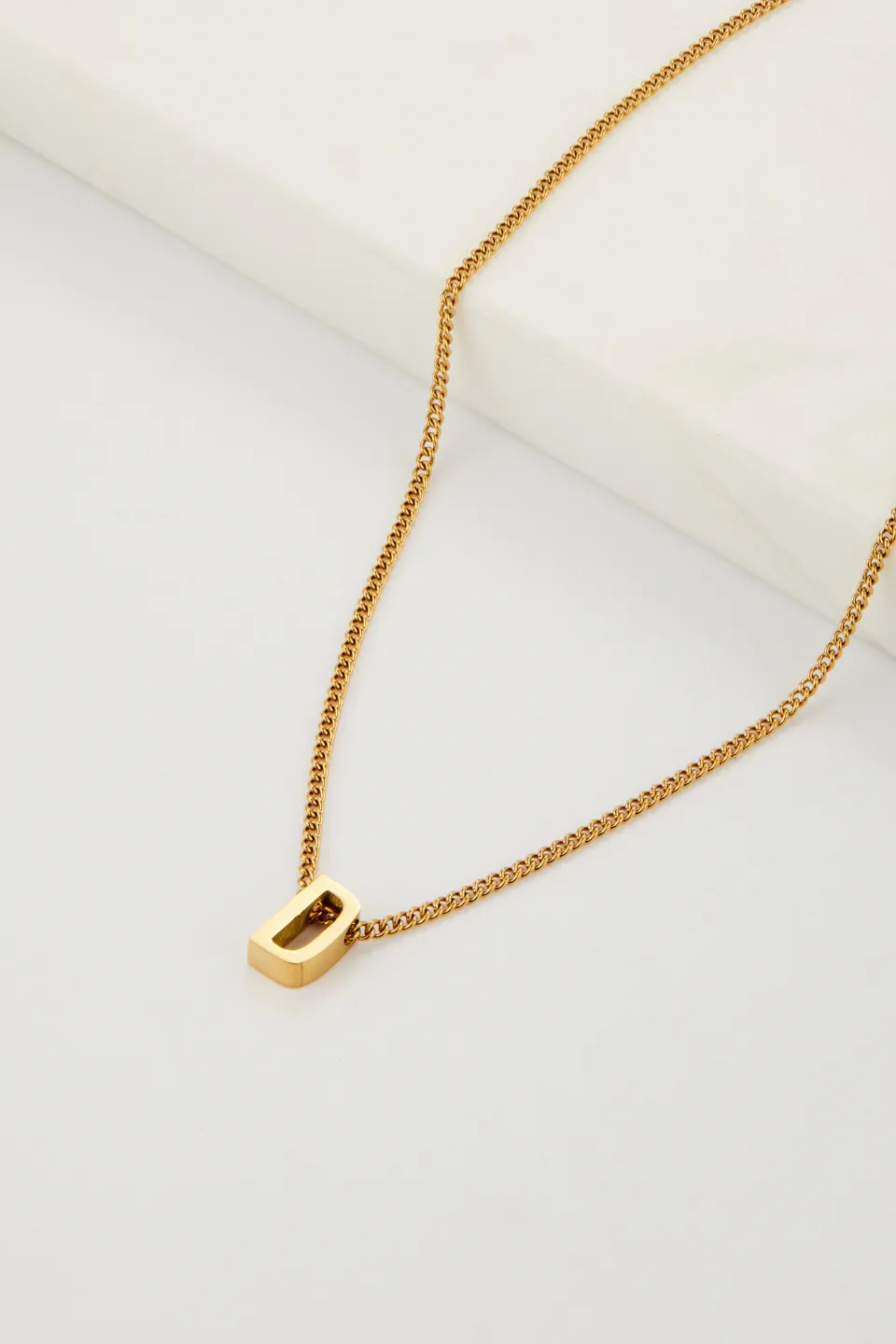 Letter Necklace D