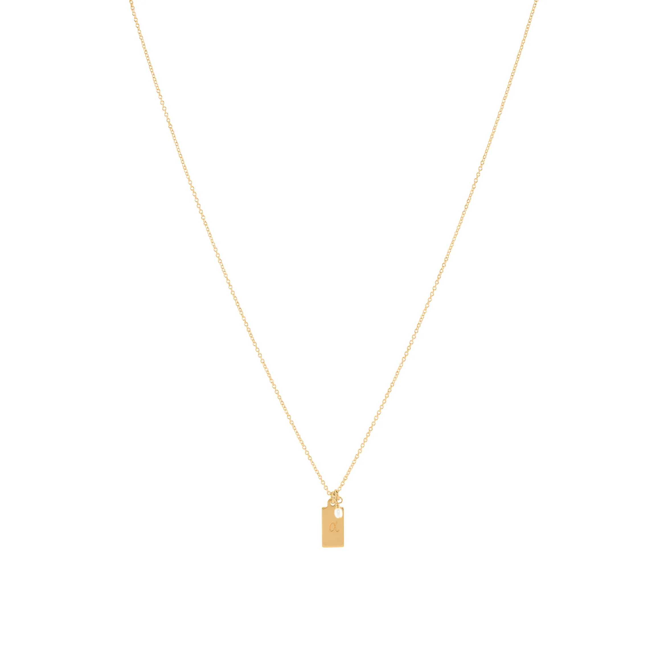 Letter Necklace - Gold