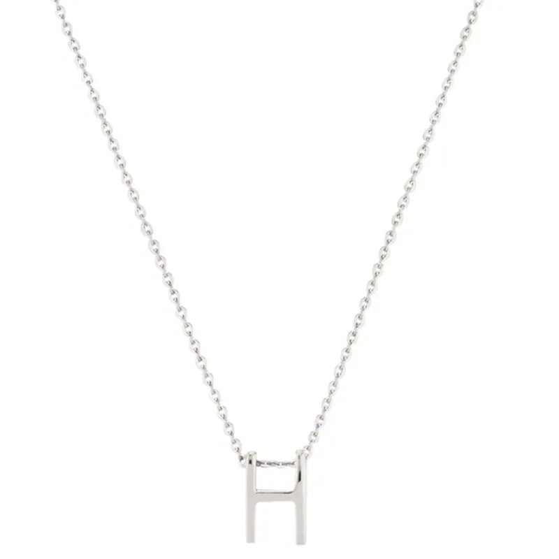 Letter Necklace / Silver