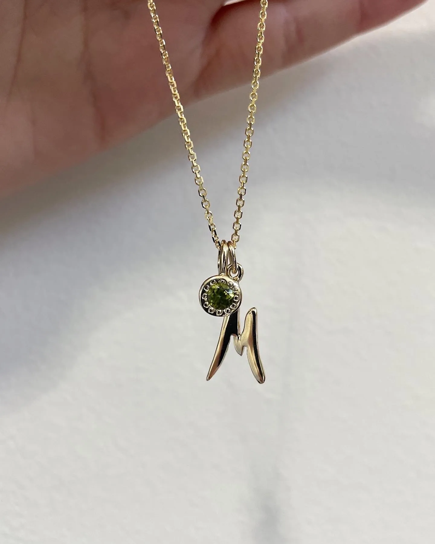 Letter Pendant | Solid Gold