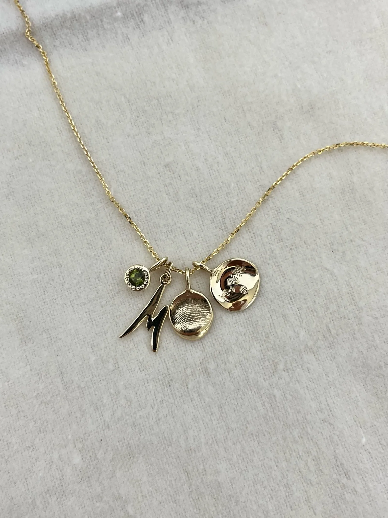Letter Pendant | Solid Gold