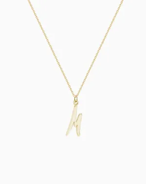 Letter Pendant | Solid Gold