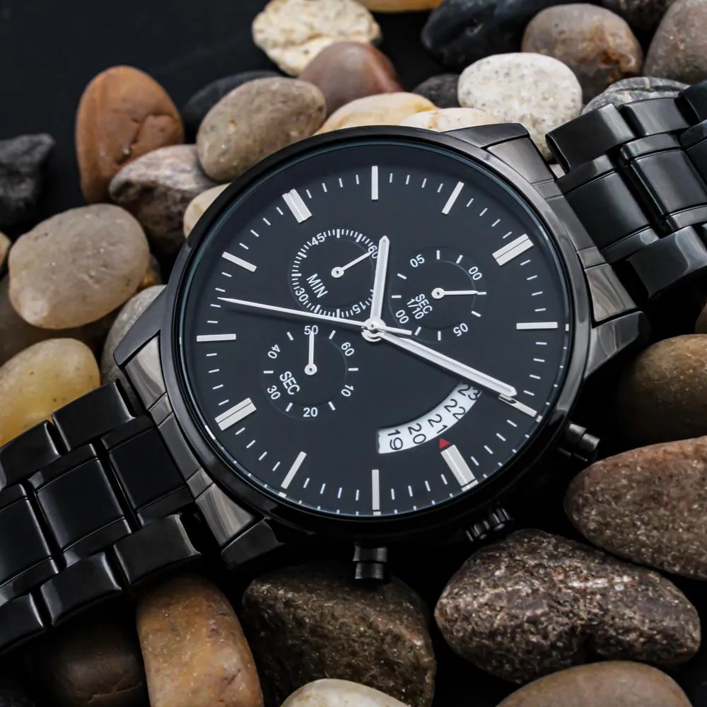 Life Is One Sweet Ride With You By My Side - Engraved Watch