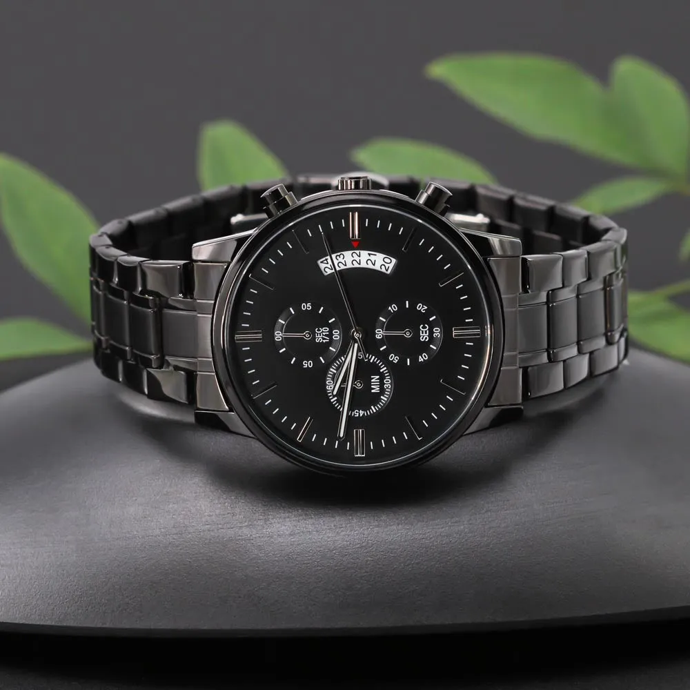 Life Is One Sweet Ride With You By My Side - Engraved Watch