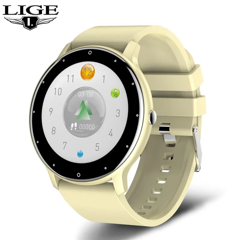 LIGE 2022 New Smart Touch Screen Watch For Men