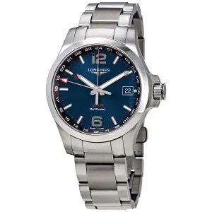 Longines Conquest V.H.P. GMT Blue Dial 41 mm Men's Watch L3.718.4.96.6