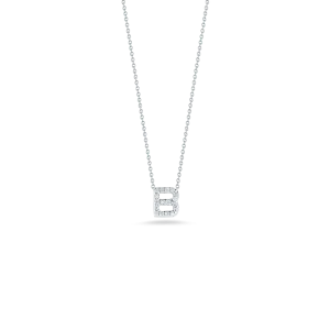 LOVE LETTER "B" DIAMOND PENDANT