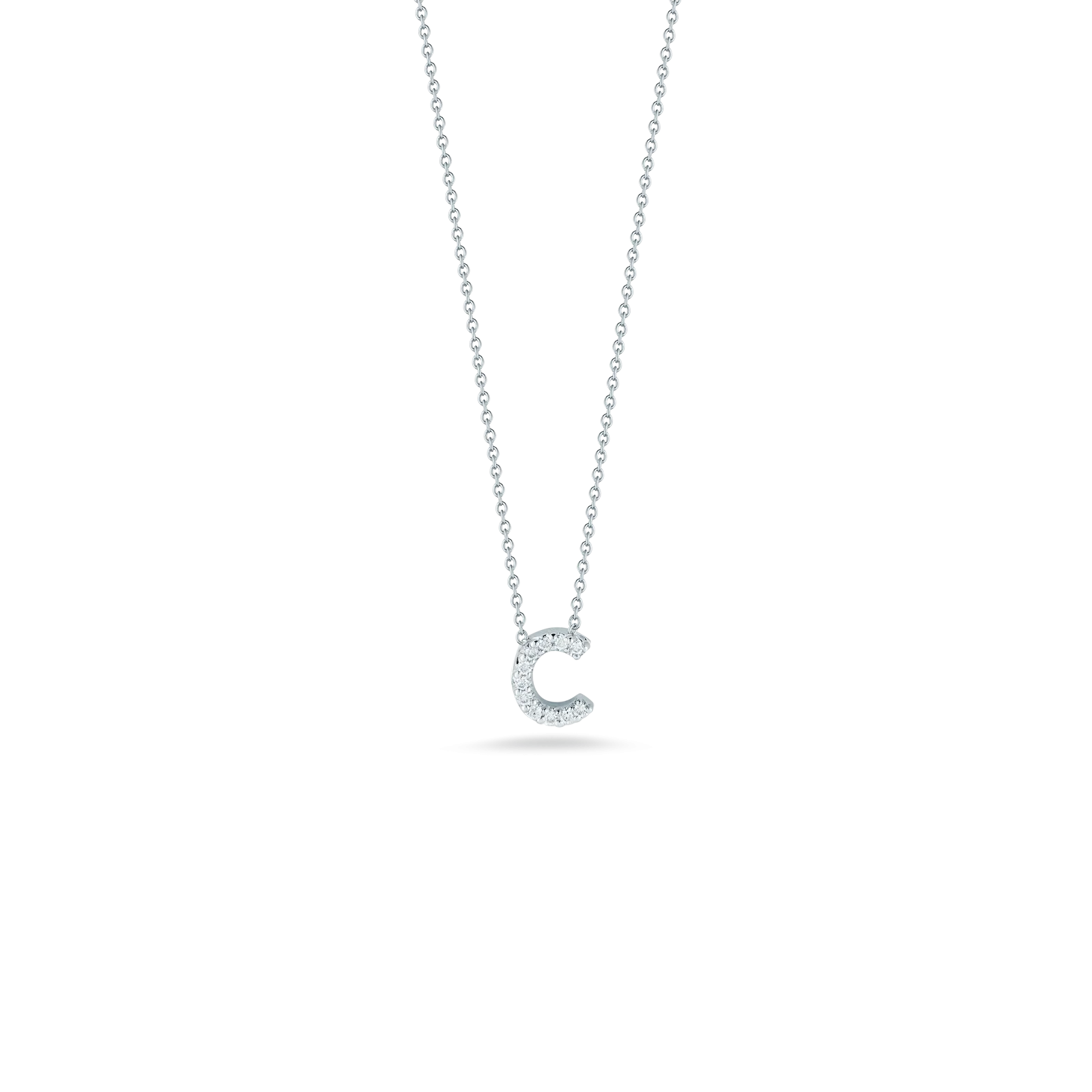 LOVE LETTER "C" DIAMOND PENDANT