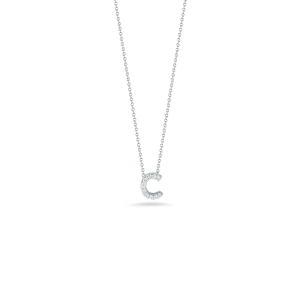 LOVE LETTER "C" DIAMOND PENDANT