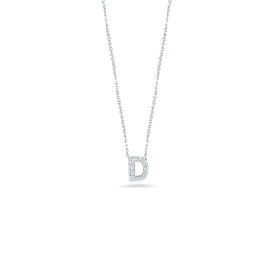 LOVE LETTER "D" DIAMOND PENDANT