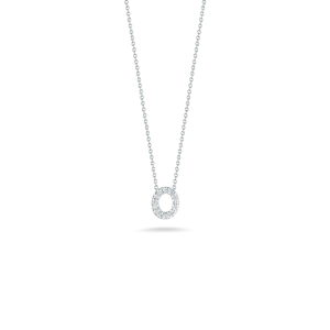 LOVE LETTER "O" DIAMOND PENDANT