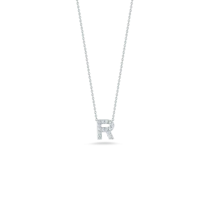 LOVE LETTER "R" DIAMOND PENDANT